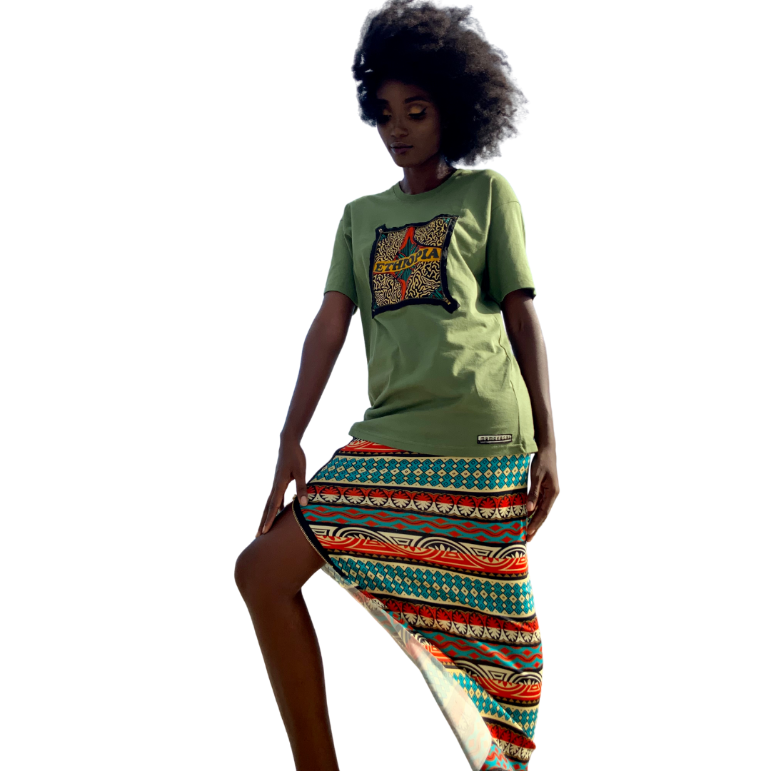 ETHIOPIA T-Shirt / FLOURISH Skirt