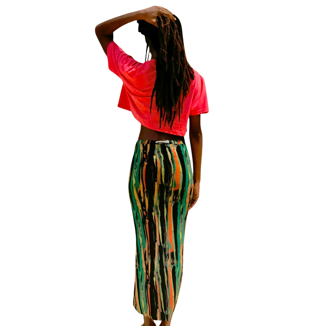 KNOW THY SELF Top / NO FEAR Skirt