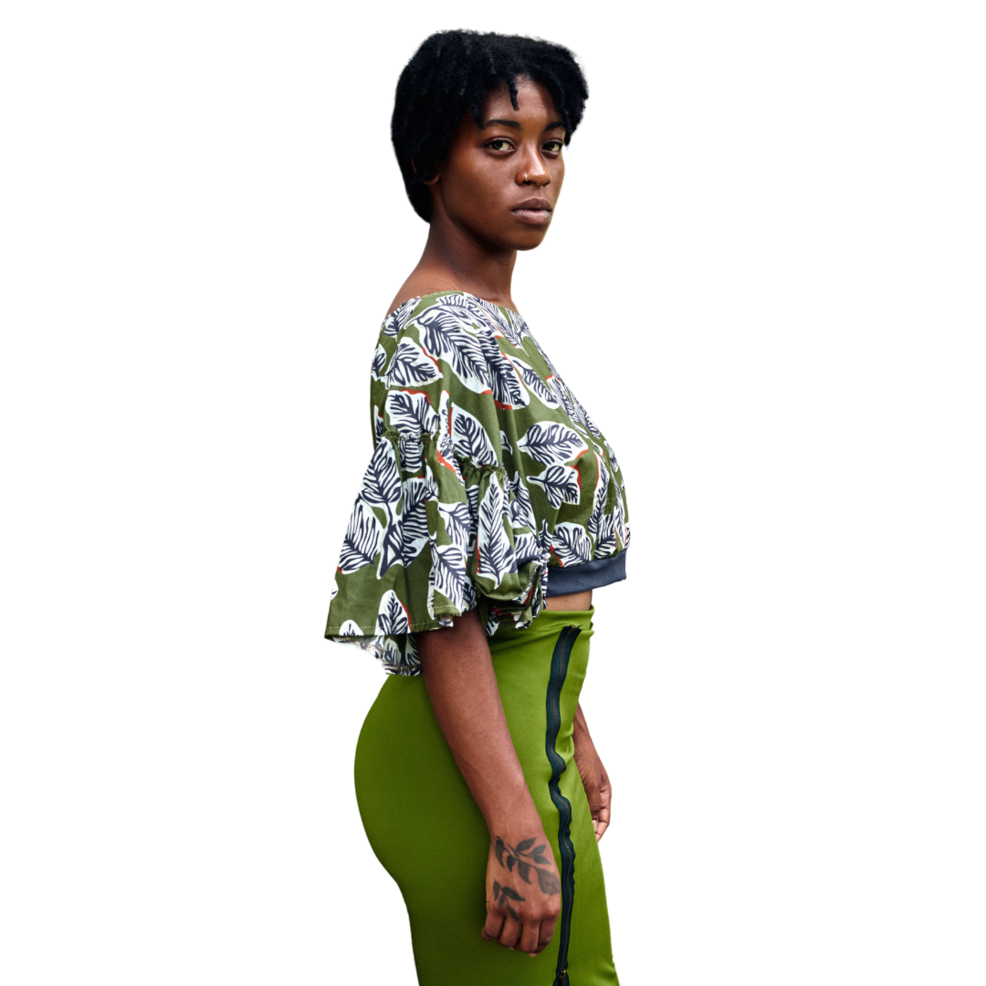 FRESH LEAF Top / AVOCADO Skirt