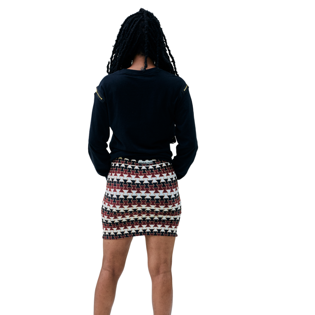 OPEN WINGS Long Sleeve Top / STARSEED Skirt